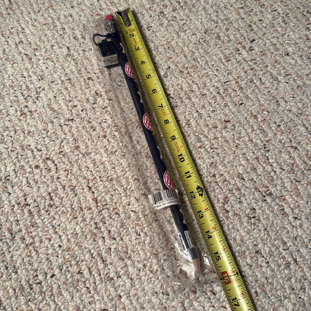 Vintage MLB New York Yankees Pencil Jumbo huge rare 15 Inches baseball judge